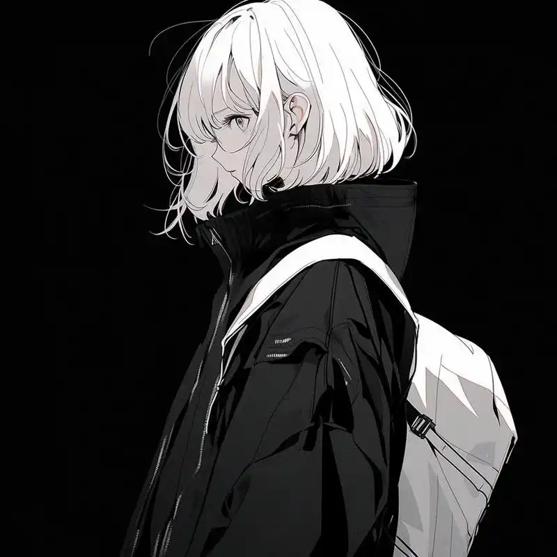 黑色系女生头像 #头像分享# #头像# #女生头像# #微信头像# #好看的