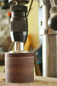 木头,打磨机,特写