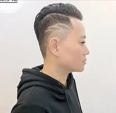 男士背头后脑勺铲青设计真个性! 2019男士背头碰撞铲青发型玩转新时尚