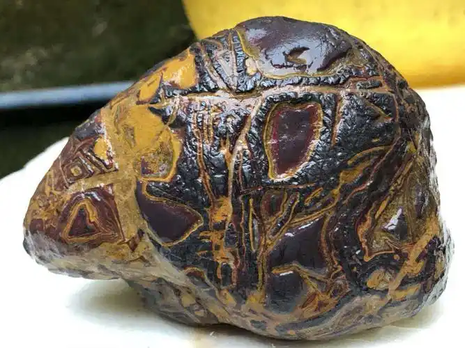 国内发现最美五彩石铁陨石