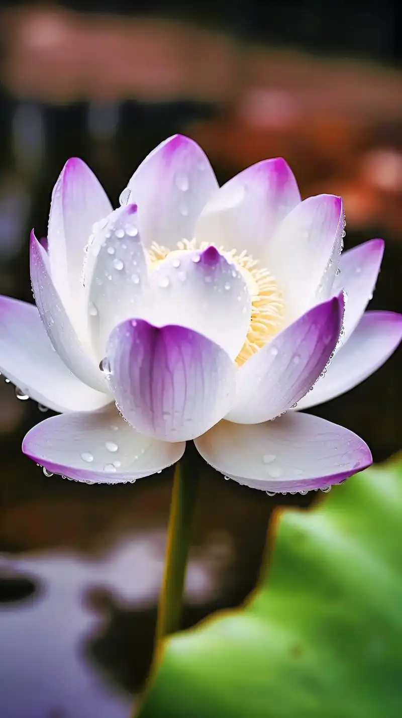 带露的荷花,在晶莹剔透的露珠点缀下,显得格外娇美.#带露的荷 - 抖音