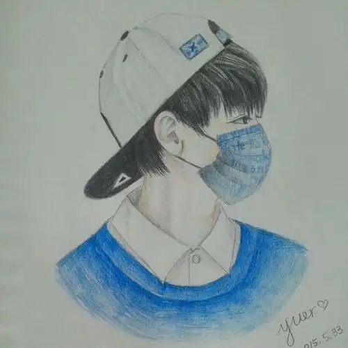 王俊凯漫画铅笔画