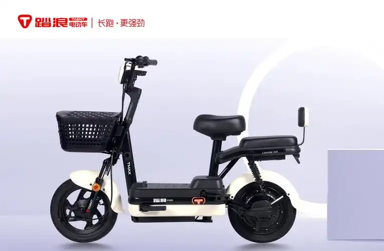 踏浪上牌电动男女代步成人电池电动车国标新国标电动自行车