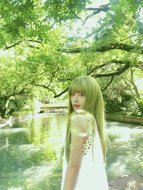 鞠婧祎小绿仙精灵