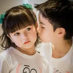 超萌头像兄妹头像一萌一酷真人