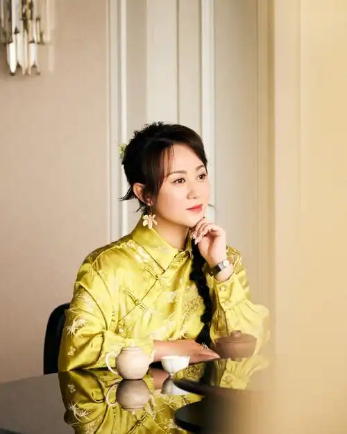 马丽新中式##马丽侧麻花辫##星姐微博