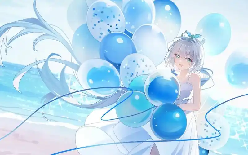 【绘画过程】最美的蓝色 洛天依生日快乐