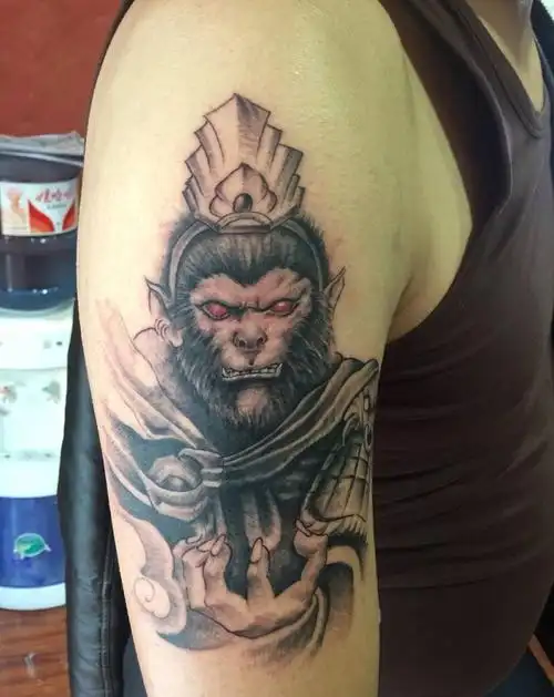 孙悟空纹身图片