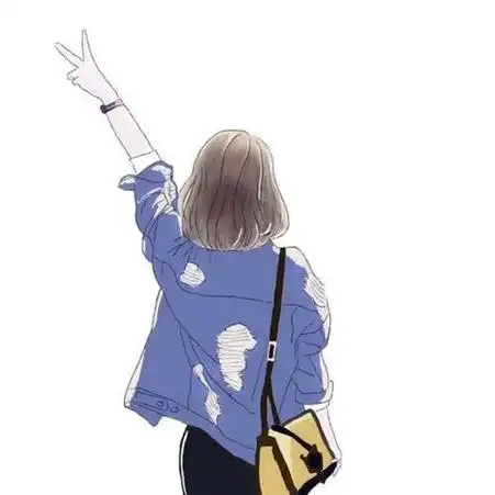 微信头像女卡通背影动物 卡通头像图片大全 -【爱个性】