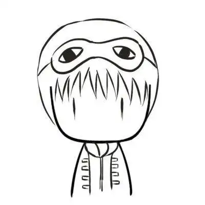 简笔画嘲笑表情