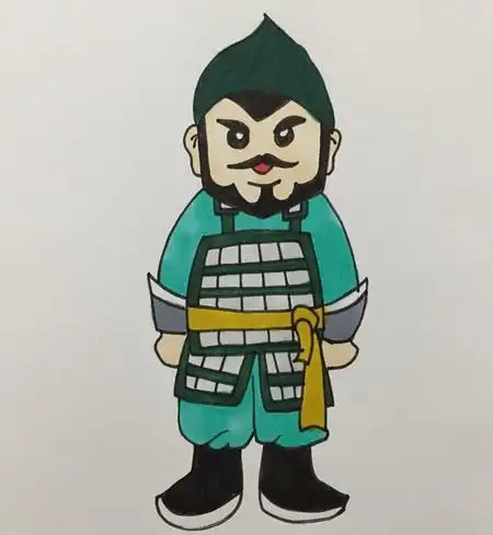 怎么画古代士兵简笔画