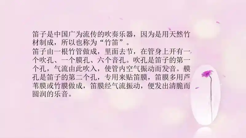 笛子介绍ppt下载