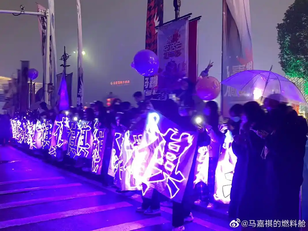 追星 #马嘉祺 #应援 属于嘉祺的紫色海… - 抖音