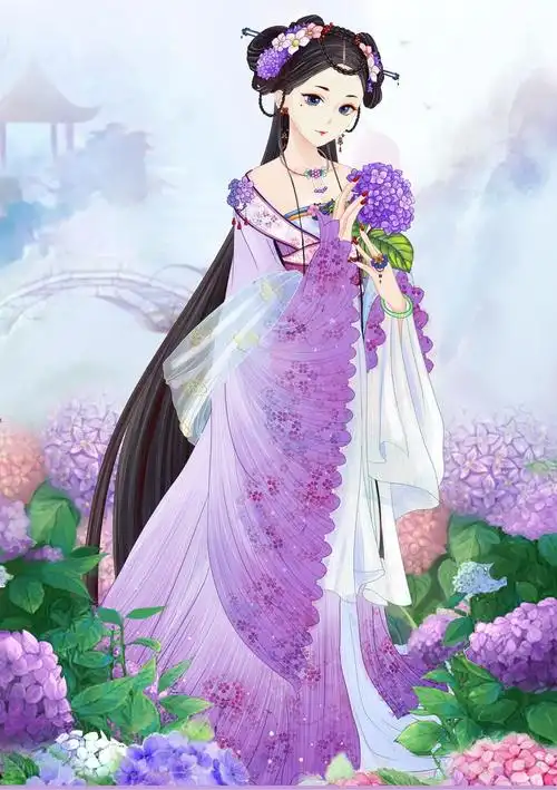 古风小姐姐,明眸善睐