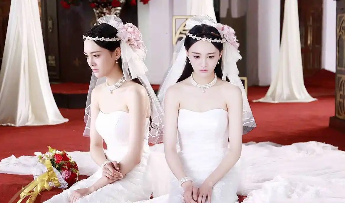 郑爽穿上婚纱美若天仙,新郎你在哪?