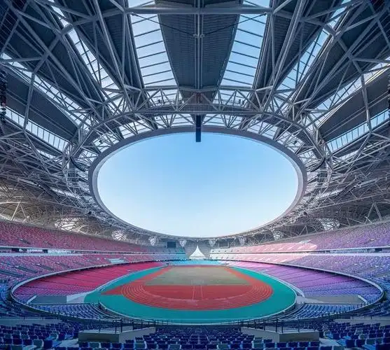 美如画,杭州奥体中心八万人的大莲花主体育场