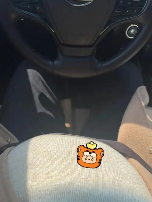 38w4开车上下班的孕妇