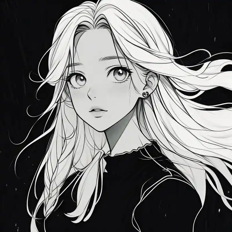 黑白素描头像来啦9299