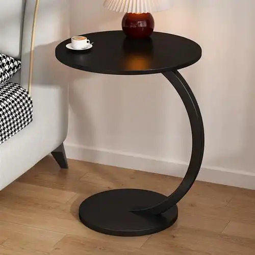 网红小圆桌子沙发边几可移动边柜迷你茶几现代简约牀头柜推车边桌