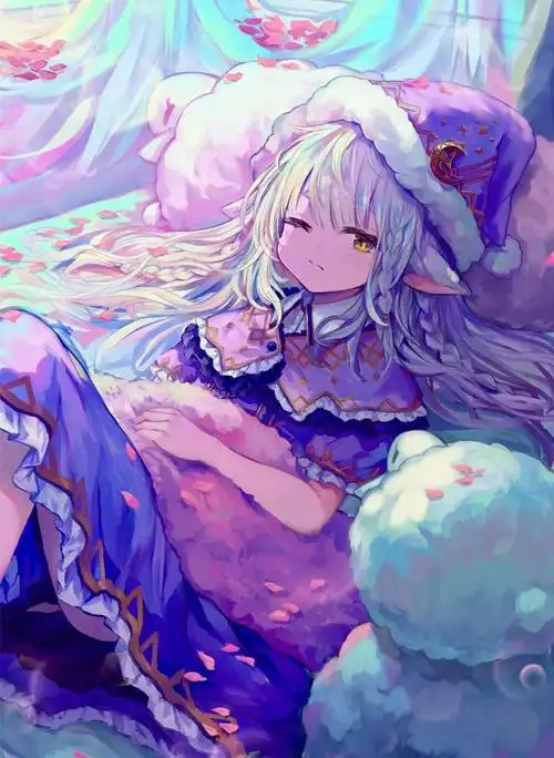 少女紫色系动漫壁纸第四期