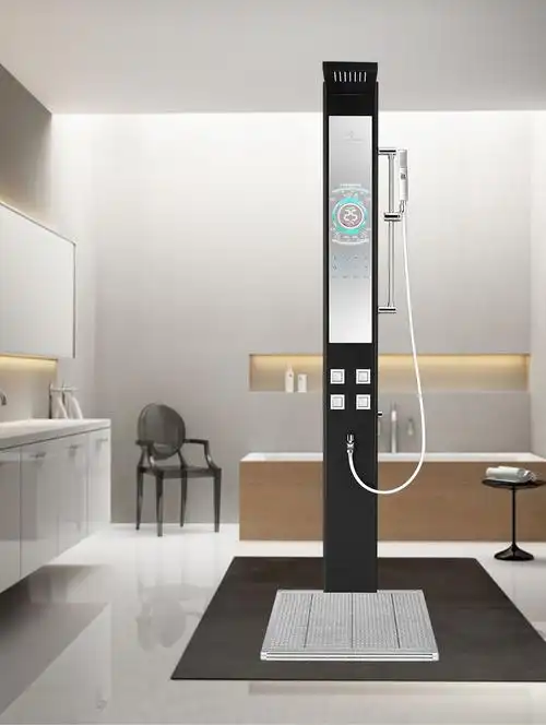 欧沐莎e300冰川白集成热水器足疗腰部按摩热水器3d加热集成热水器