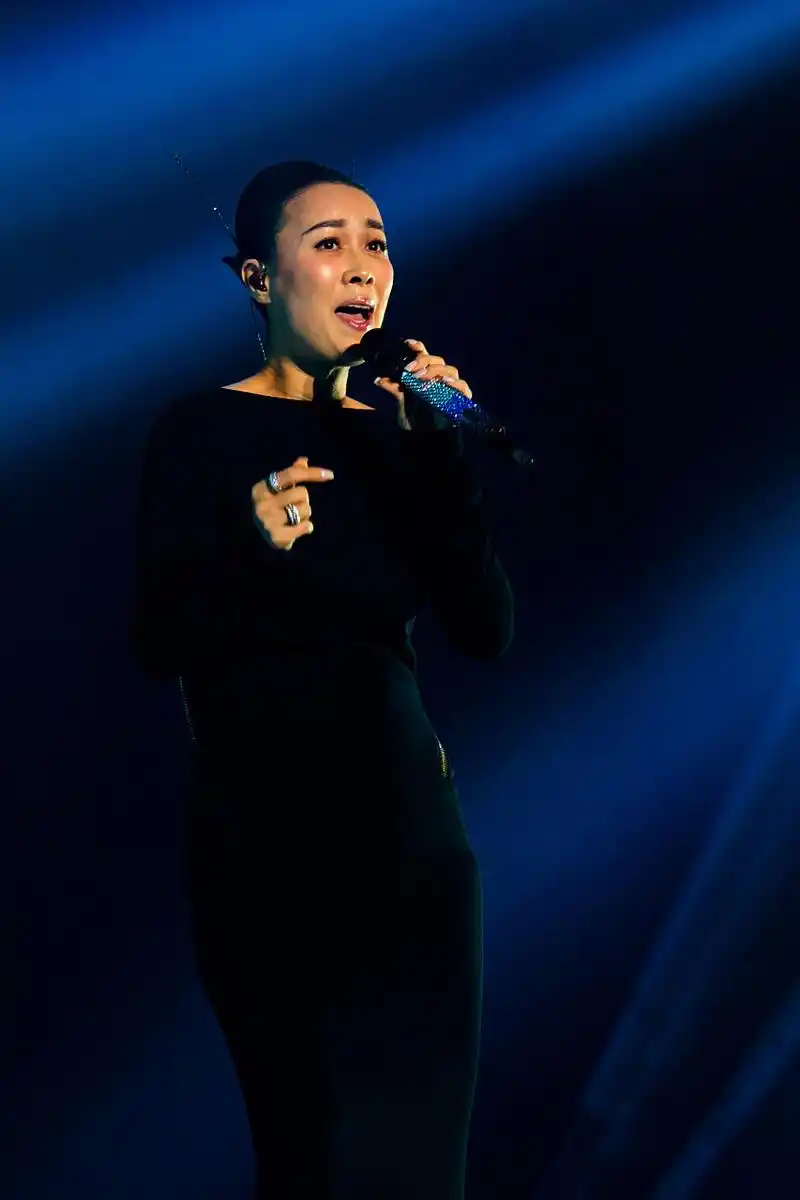 那英哭了 在《歌手》第十期,那英以其独特的嗓音和深情演唱再次征服