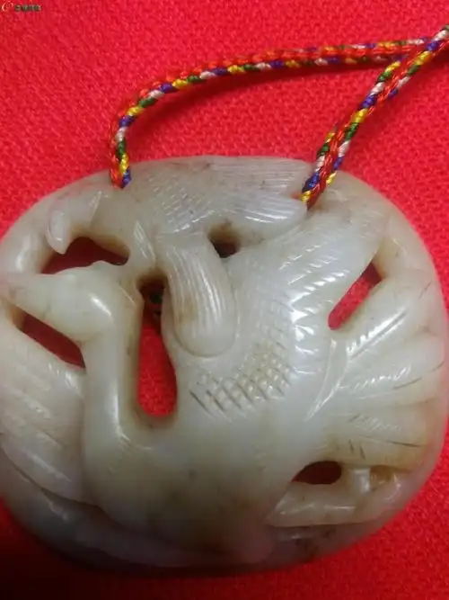 辽金时期秋山春水白玉佩 - 历代陶瓷与金银玉器 - 古泉社区