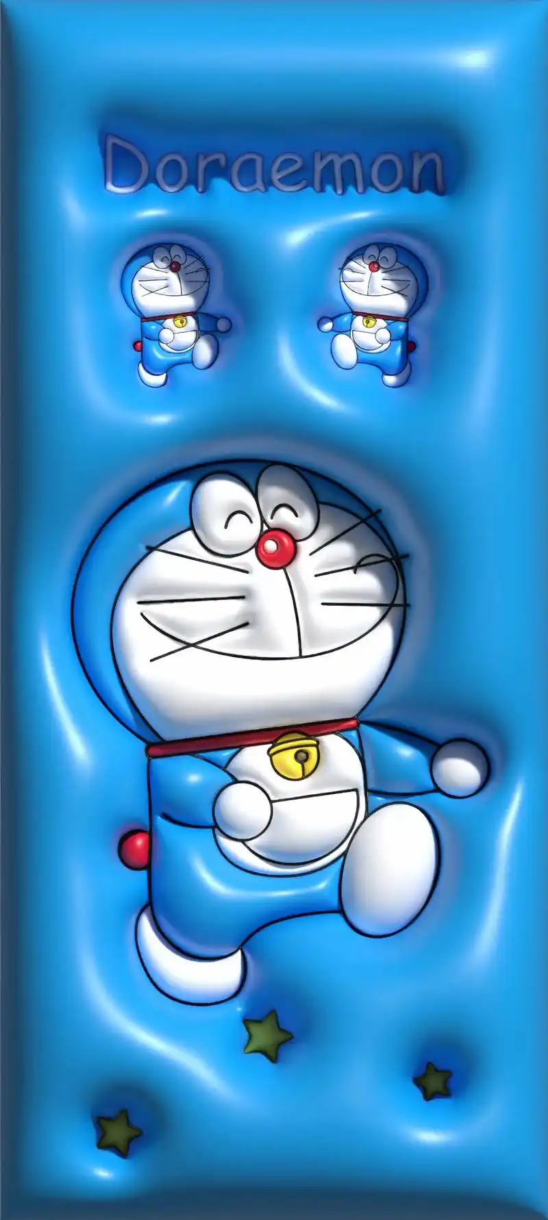 哆啦a梦3d膨胀手机壁纸来了.#创作灵感 #膨胀壁纸 #手机 - 抖音
