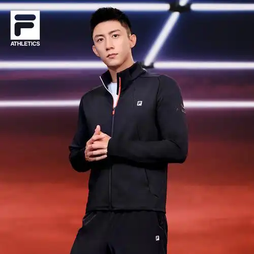 filaathletics斐乐黄景瑜同款男士外套2021年春季新款运动茄克