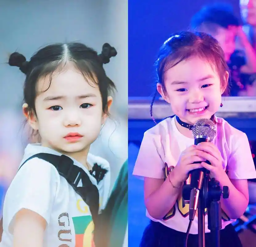 戚薇和李承铉也会经常在社交媒体上经常分享关于女儿lucky的瞬间,让