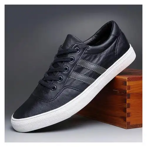 ideamini男鞋春夏季潮鞋男士休闲鞋皮鞋英伦韩版潮流百搭青年板鞋男