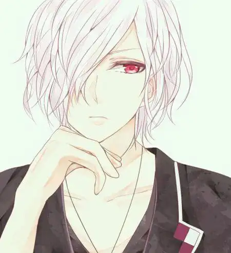 跪求动漫里白头发男的图片九张