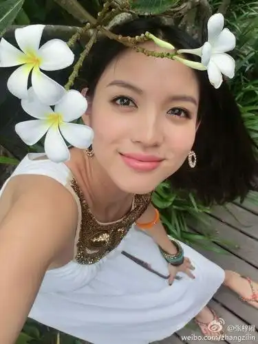 张梓琳和林志玲比较,半斤八两的身材!