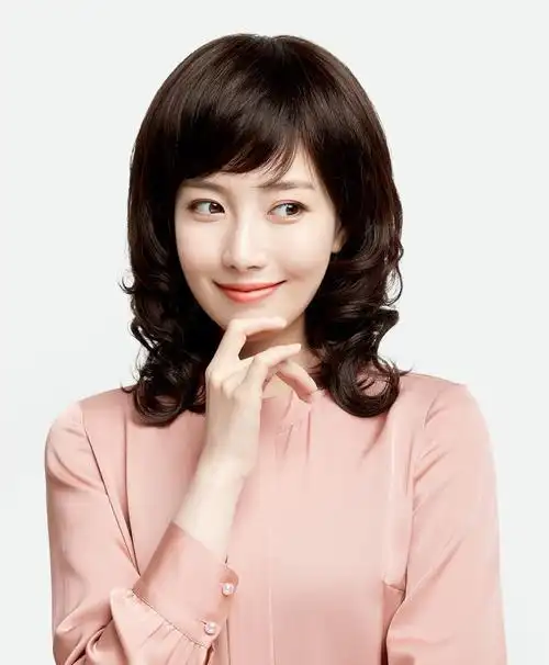 长发妈妈款真发中长卷发中老年女士假发大波浪头套中长发自然真人发丝