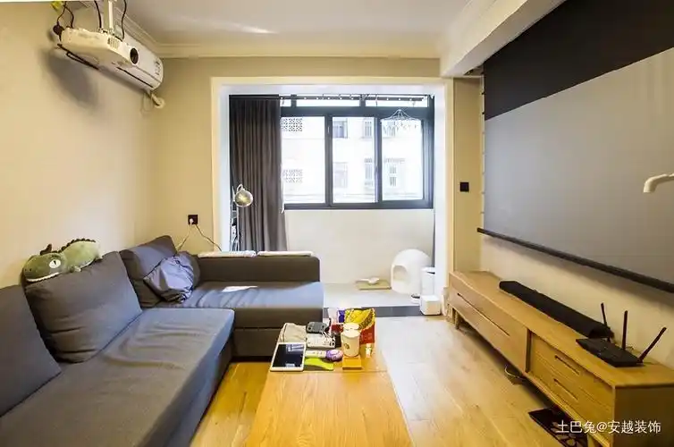 一居室客厅客厅现代简约40m05一居设计图片赏析--土巴兔装修效果图