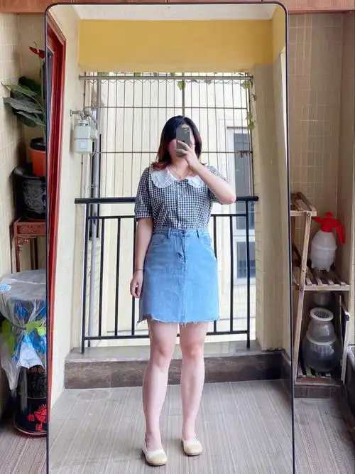 168 150斤 |大码女孩日常显瘦穿搭