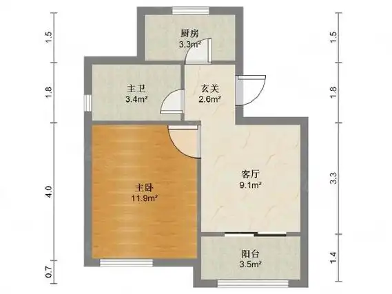 玉环泗泾新苑(东区)精装一房 泗泾新苑东区 近泗泾地铁口出租房源真实