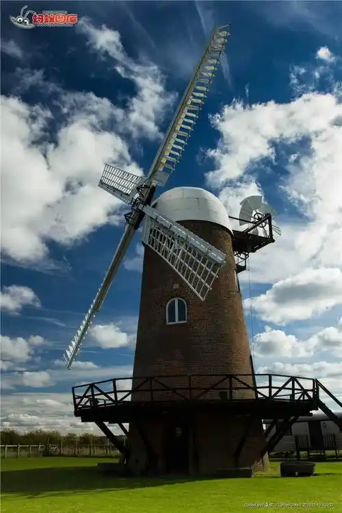 荷兰风车图片素材