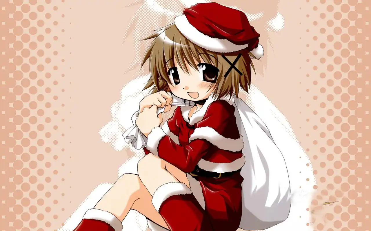 精选二次元圣诞节卡通动漫电脑壁纸图片大全