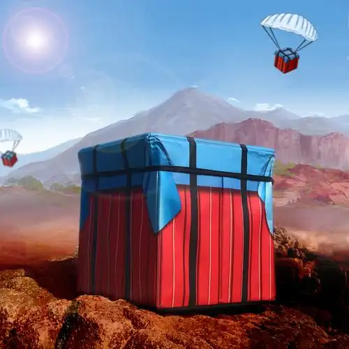 零食礼物盒子 大号_吃鸡空投箱礼物盒收纳箱大号零食箱男朋友生日七夕