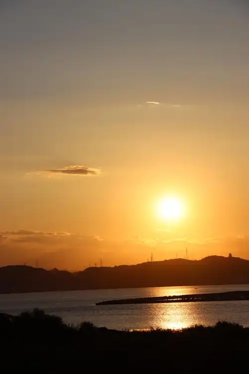 冲坦屿黄昏处处景