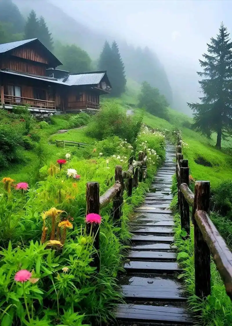 美图欣赏——山中的人间仙境