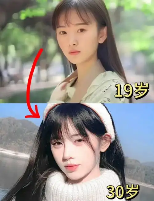 然后是鞠婧祎,被誉为"内娱4000年美女"的她,是怎么样从黑肤土气的小