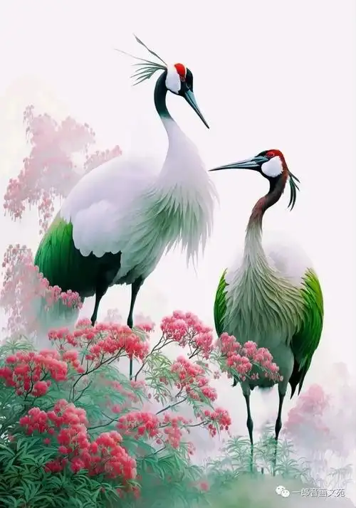 22幅仙鹤美图,见者吉祥!