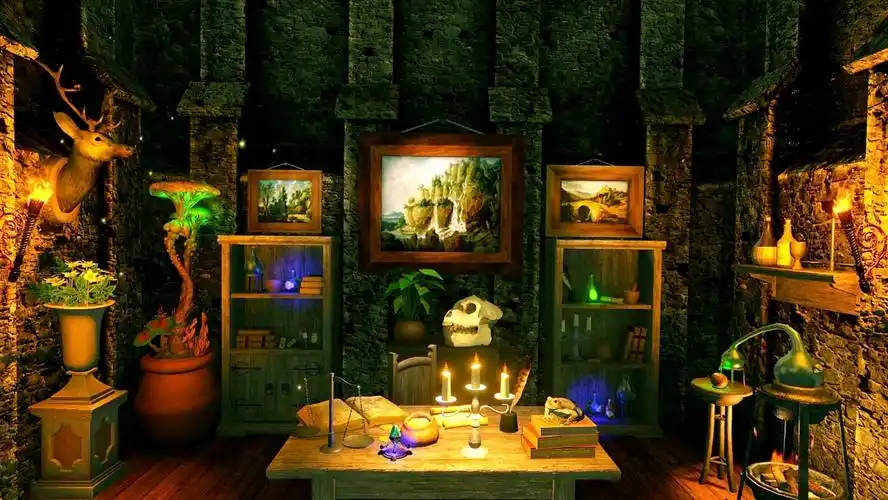 女巫熬魔药的房间