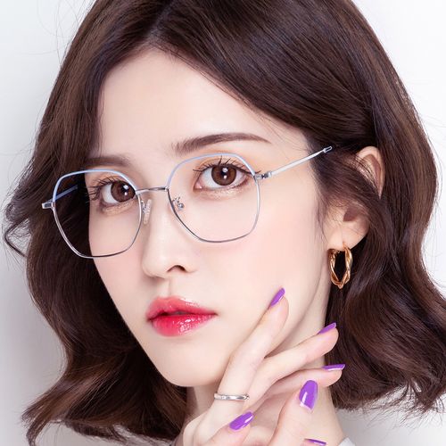 眼镜近视近视眼大脸大框蓝光防辐射女超超轻韩版定制成品光学镜