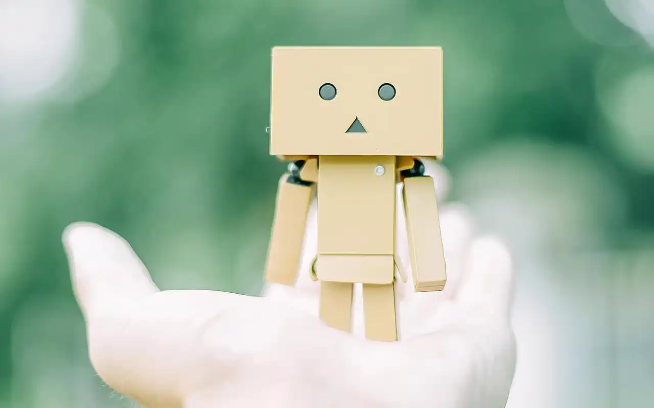 纸盒人阿楞小清新可爱高清桌面壁纸