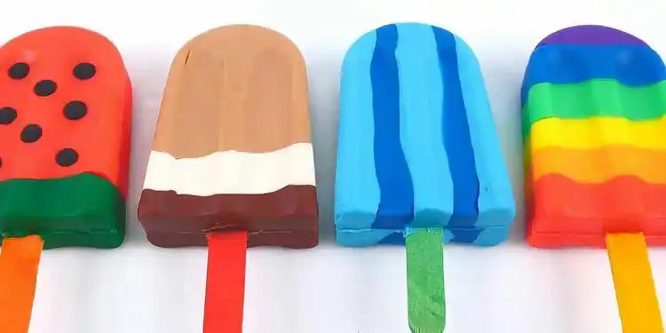 儿童玩具橡皮泥 大嘴怪吃冰淇淋 学习颜色