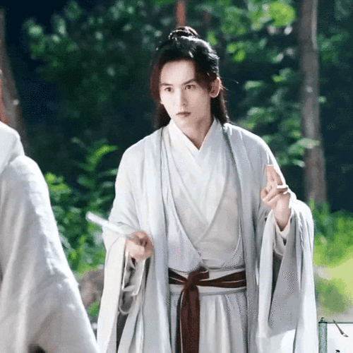 周子舒的捏剑诀,挽剑花有古典武侠的雅,灵与风骨跃然眼前