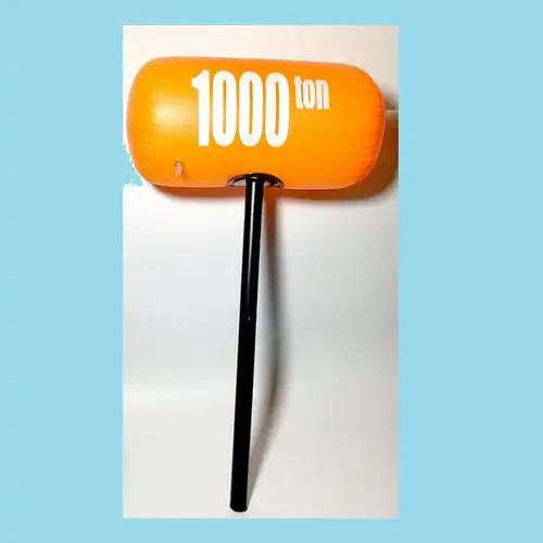 流星锤玩具充气狼牙锤千吨锤吹气大锤子舞台表演助威活